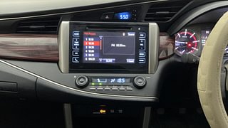 Used 2017 Toyota Innova Crysta [2016-2020] Touring Sport Diesel MT Diesel Manual interior MUSIC SYSTEM & AC CONTROL VIEW