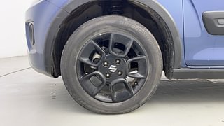 Used 2022 Maruti Suzuki Ignis Alpha MT Petrol Petrol Manual tyres LEFT FRONT TYRE RIM VIEW