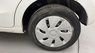 Used 2014 Maruti Suzuki Celerio VXI Petrol Manual tyres LEFT REAR TYRE RIM VIEW