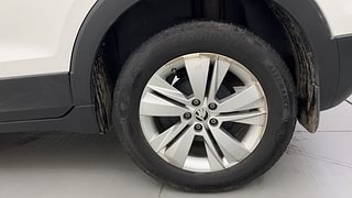 Used 2021 Skoda Kushaq Ambition 1.0L TSI MT Petrol Manual tyres LEFT REAR TYRE RIM VIEW