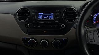 Used 2014 Hyundai Xcent [2014-2017] S Petrol Petrol Manual interior MUSIC SYSTEM & AC CONTROL VIEW