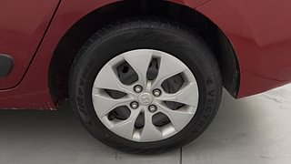 Used 2014 Hyundai Xcent [2014-2017] S Petrol Petrol Manual tyres LEFT REAR TYRE RIM VIEW