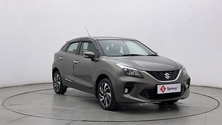 Used 2021 Maruti Suzuki Baleno [2019-2022] Alpha Petrol Petrol Manual exterior RIGHT FRONT CORNER VIEW