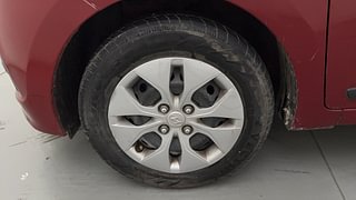 Used 2014 Hyundai Xcent [2014-2017] S Petrol Petrol Manual tyres LEFT FRONT TYRE RIM VIEW