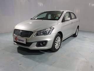 Used 2018 maruti-suzuki Ciaz Zeta Petrol Petrol Manual exterior LEFT FRONT CORNER VIEW