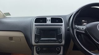 Used 2017 Volkswagen Ameo [2016-2020] Highline1.2L (P) Petrol Manual interior MUSIC SYSTEM & AC CONTROL VIEW