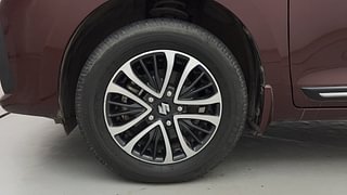 Used 2022 Maruti Suzuki New Ertiga ZXI+ AT Petrol Automatic tyres LEFT FRONT TYRE RIM VIEW