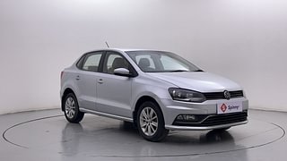 Used 2017 Volkswagen Ameo [2016-2020] Highline1.2L (P) Petrol Manual exterior RIGHT FRONT CORNER VIEW