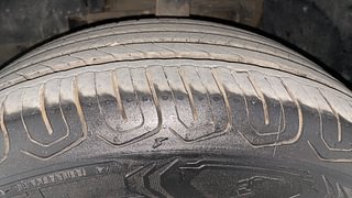 Used 2022 Tata Nexon XZA+ Premium Petrol Automatic tyres LEFT FRONT TYRE TREAD VIEW