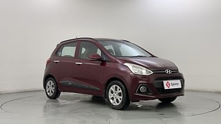 Used 2014 Hyundai Grand i10 [2013-2017] Sportz 1.2 Kappa VTVT Petrol Manual exterior RIGHT FRONT CORNER VIEW