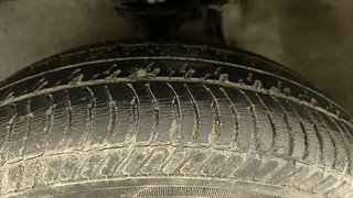 Used 2015 Maruti Suzuki Alto K10 [2014-2019] VXI AMT Petrol Automatic tyres LEFT FRONT TYRE TREAD VIEW