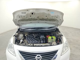 Used 2012 Nissan Sunny [2011-2014] XV Petrol Manual engine ENGINE & BONNET OPEN FRONT VIEW