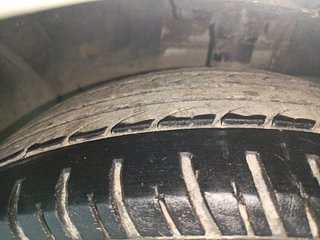 Used 2015 Ford Figo Aspire [2015-2019] Titanium 1.2 Ti-VCT Petrol Manual tyres LEFT FRONT TYRE TREAD VIEW