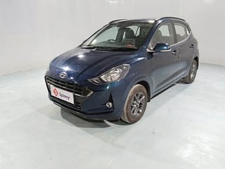 Used 2022 Hyundai Grand i10 Nios Sportz 1.2 Kappa VTVT Petrol Manual exterior LEFT FRONT CORNER VIEW