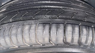 Used 2016 Ford Figo [2015-2019] Titanium 1.2 Ti-VCT Petrol Manual tyres LEFT REAR TYRE TREAD VIEW