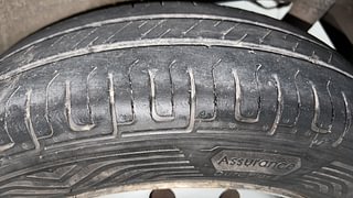 Used 2011 Maruti Suzuki Wagon R 1.0 [2010-2013] LXi CNG Petrol+cng Manual tyres LEFT REAR TYRE TREAD VIEW