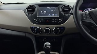 Used 2019 Hyundai Grand i10 [2017-2020] Sportz 1.2 Kappa VTVT CNG (Outside Fitted) Petrol+cng Manual interior MUSIC SYSTEM & AC CONTROL VIEW