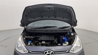 Used 2019 Hyundai Grand i10 [2017-2020] Sportz 1.2 Kappa VTVT CNG (Outside Fitted) Petrol+cng Manual engine ENGINE & BONNET OPEN FRONT VIEW