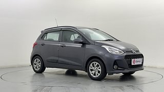 Used 2019 Hyundai Grand i10 [2017-2020] Sportz 1.2 Kappa VTVT CNG (Outside Fitted) Petrol+cng Manual exterior RIGHT FRONT CORNER VIEW