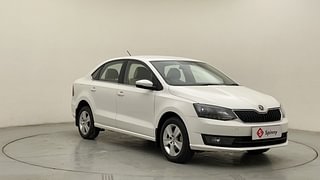 Used 2021 Skoda Rapid New [2020-2022] Ambition Petrol Petrol Manual exterior RIGHT FRONT CORNER VIEW