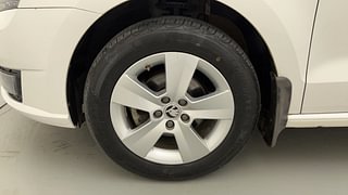 Used 2021 Skoda Rapid New [2020-2022] Ambition Petrol Petrol Manual tyres LEFT FRONT TYRE RIM VIEW