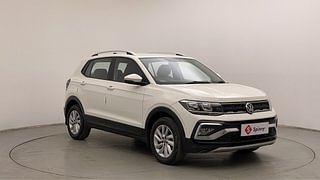 Used 2022 Volkswagen Taigun Highline 1.0 TSI MT Petrol Manual exterior RIGHT FRONT CORNER VIEW