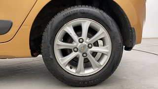 Used 2014 Hyundai Grand i10 [2013-2017] Asta AT 1.2 Kappa VTVT Petrol Automatic tyres LEFT REAR TYRE RIM VIEW