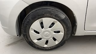 Used 2014 Maruti Suzuki Celerio ZXI Petrol Manual tyres LEFT FRONT TYRE RIM VIEW