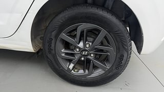 Used 2021 Hyundai Grand i10 Nios Sportz AMT 1.2 CRDI Diesel Automatic tyres LEFT REAR TYRE RIM VIEW