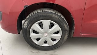 Used 2014 Maruti Suzuki Wagon R 1.0 [2010-2019] VXi Petrol Manual tyres LEFT FRONT TYRE RIM VIEW