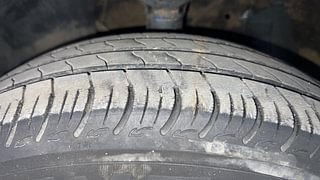 Used 2022 Maruti Suzuki Wagon R 1.0 VXI AMT Petrol Automatic tyres LEFT FRONT TYRE TREAD VIEW