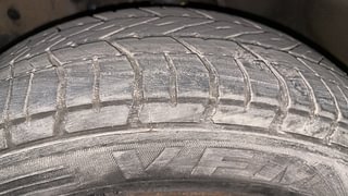 Used 2015 Datsun GO [2014-2019] T Petrol Manual tyres LEFT FRONT TYRE TREAD VIEW