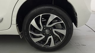 Used 2021 Toyota Glanza [2019-2022] V Petrol Manual tyres LEFT REAR TYRE RIM VIEW