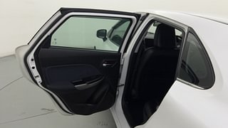 Used 2021 Toyota Glanza [2019-2022] V Petrol Manual interior LEFT REAR DOOR OPEN VIEW