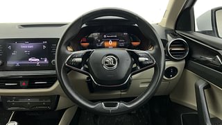 Used 2023 Skoda Slavia Style 1.0L TSI MT Petrol Manual interior STEERING VIEW