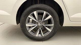 Used 2023 Skoda Slavia Style 1.0L TSI MT Petrol Manual tyres RIGHT REAR TYRE RIM VIEW