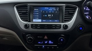 Used 2018 Hyundai Verna [2017-2020] 1.6 VTVT SX (O) AT Petrol Automatic interior MUSIC SYSTEM & AC CONTROL VIEW