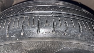 Used 2021 Hyundai Aura SX Plus 1.0 Petrol Petrol Manual tyres LEFT FRONT TYRE TREAD VIEW