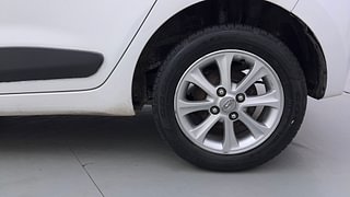 Used 2014 Hyundai Grand i10 [2013-2017] Asta AT 1.2 Kappa VTVT Petrol Automatic tyres LEFT REAR TYRE RIM VIEW