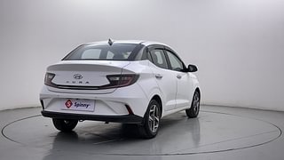 Used 2021 Hyundai Aura SX Plus 1.0 Petrol Petrol Manual exterior RIGHT REAR CORNER VIEW