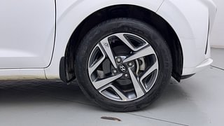 Used 2021 Hyundai Aura SX Plus 1.0 Petrol Petrol Manual tyres RIGHT FRONT TYRE RIM VIEW