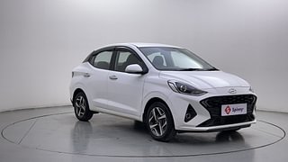 Used 2021 Hyundai Aura SX Plus 1.0 Petrol Petrol Manual exterior RIGHT FRONT CORNER VIEW