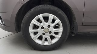 Used 2016 Tata Tiago [2016-2020] Revotron XZ Petrol Manual tyres LEFT FRONT TYRE RIM VIEW