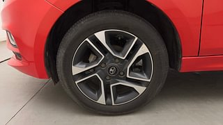 Used 2022 Tata Tiago Revotron XZ Plus Petrol Manual tyres LEFT FRONT TYRE RIM VIEW