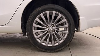 Used 2018 maruti-suzuki Ciaz Alpha Petrol AT Petrol Automatic tyres LEFT REAR TYRE RIM VIEW