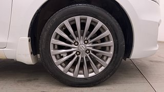 Used 2018 maruti-suzuki Ciaz Alpha Petrol AT Petrol Automatic tyres RIGHT FRONT TYRE RIM VIEW