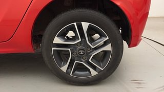 Used 2022 Tata Tiago Revotron XZ Plus Petrol Manual tyres LEFT REAR TYRE RIM VIEW