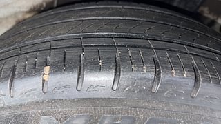 Used 2021 Hyundai Aura SX Plus 1.0 Petrol Petrol Manual tyres LEFT REAR TYRE TREAD VIEW