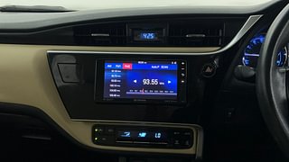 Used 2019 Toyota Corolla Altis [2017-2020] GL Petrol Petrol Manual interior MUSIC SYSTEM & AC CONTROL VIEW