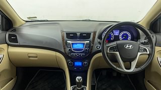 Used 2014 Hyundai Verna [2011-2015] Fluidic 1.6 VTVT SX Opt Petrol Manual interior DASHBOARD VIEW